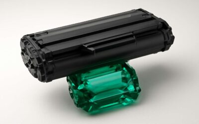 Shine up your prints: toner cartridge on gem delivers dazzling results