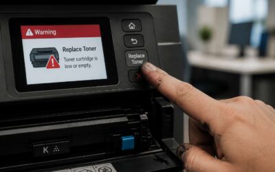 When to replace toner cartridge for better print quality.